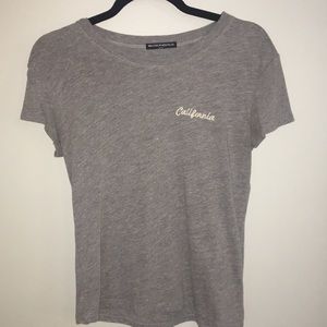 brandy melville grey california top